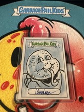 ?Rare 1/1 GPK Food Fight Sketch! 2021 Garbage Pail Kids By Jimenez?