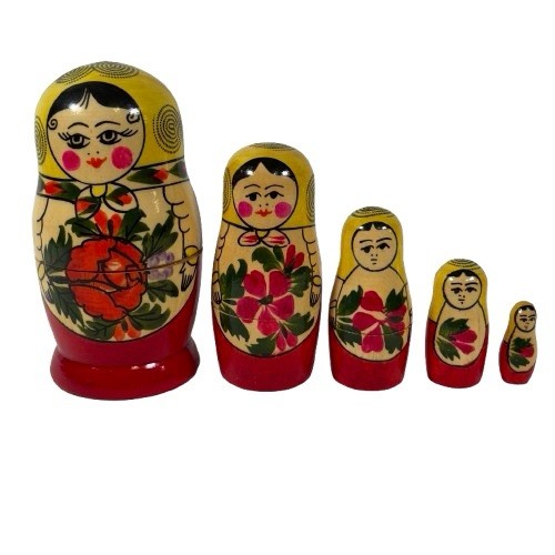 Traditional matryoshka nesting - traditional,