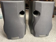 Kenwood LS-N750  100W  Stereo Hi-Fi Main Speakers Black Wooden + Grills