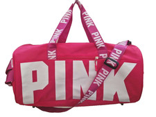 PINK Logo Jym Sport Duffle Bag