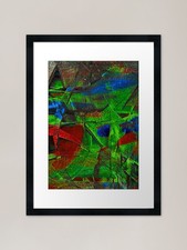 Neon Fracture Abstract | Bold