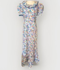 Homemade 1970s Floral Long
