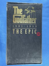 The Godfather The Epic 1901-1959 VHS Video Box 
