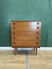 Mid Century Teak Chest Of