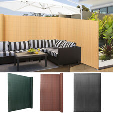 5/6FT NATURAL FENCING SCREENING PVC BAMBOO/GREY COLOR FENCE PANEL GARDEN PRIVACY
