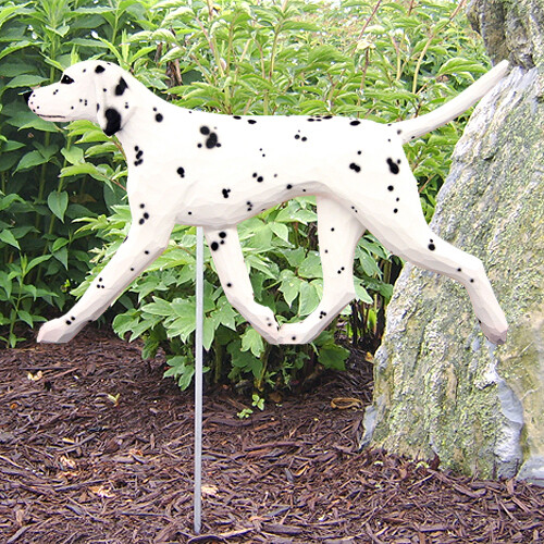 Dalmatian dig garden stake - dalmatian,