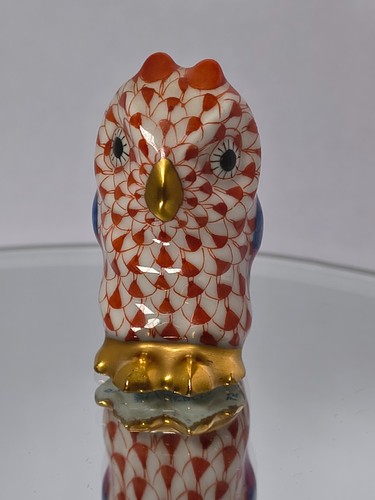 Herend hand painted - hand, rust