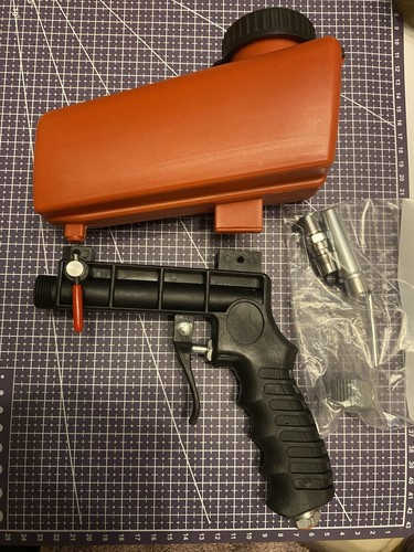 Portable air sandblasting - air, gun