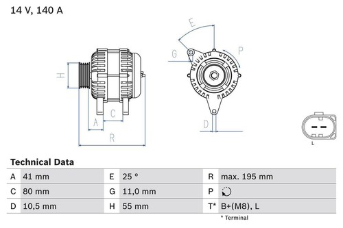Alternator fits fiat - fiat, ducato