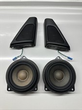 BMW F10 F11 HIFI HARMAN BECKER FRONT DOOR SPEAKERS TWEETERS COVERS SET OEM
