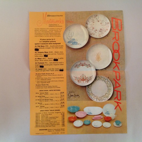 Vintage color sales sheet - sales,