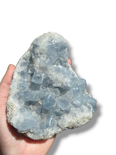 Celestite cluster - celestite,