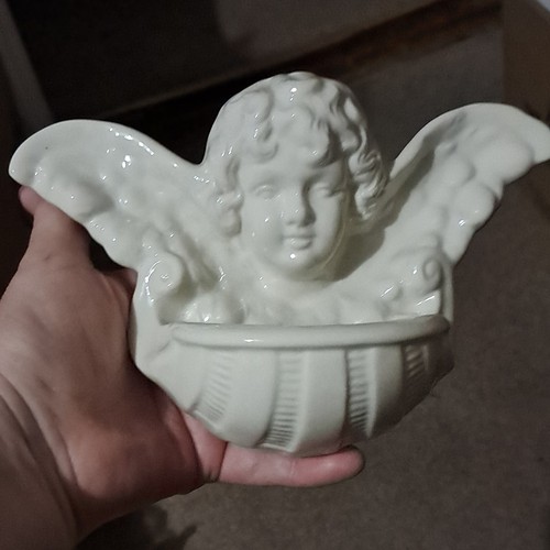 Belleek ireland cherub angel - belleek,
