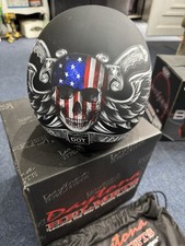 Fat Skeleton Motorcycle Helmet