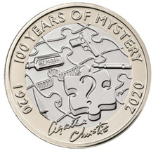 2020 Agatha Christie £2 Two