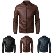 Business Outerwear Mens Faux