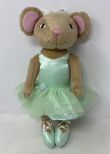 Angelina Ballerina Alice Mouse Green Dress Soft Stuffed Toys Plush (B11) 2006