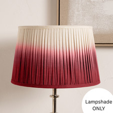 Pleated Lampshade Empire White