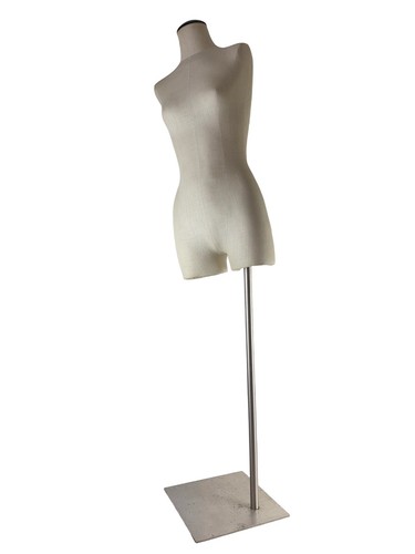 Linen female dress form - female, torso
