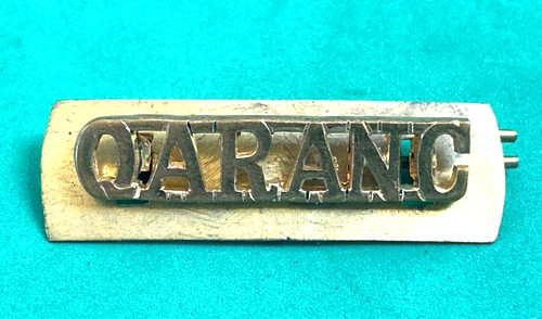 Qaranc metal shoulder title - qaranc,