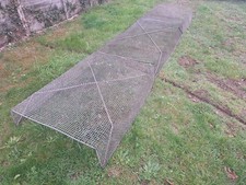 3 Vintage Galvanised Wire Mesh Garden Cloche Sections FREE UK P&P 