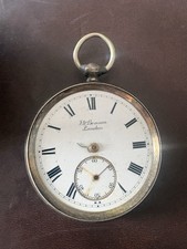 Antique Solid Silver J.W