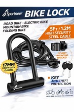 Sportneer Bike Lock: 17mm