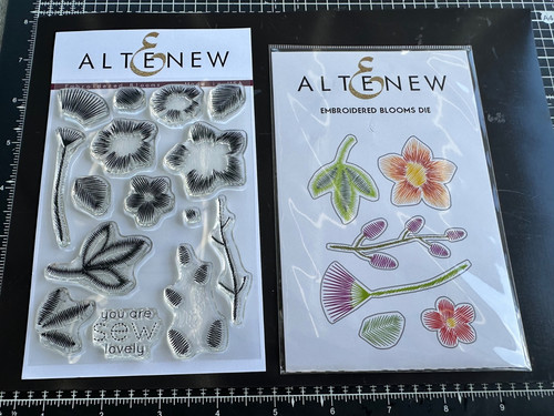 Altenew embroidered blooms - altenew,