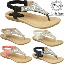 Ladies Flat Low Wedge Sandals