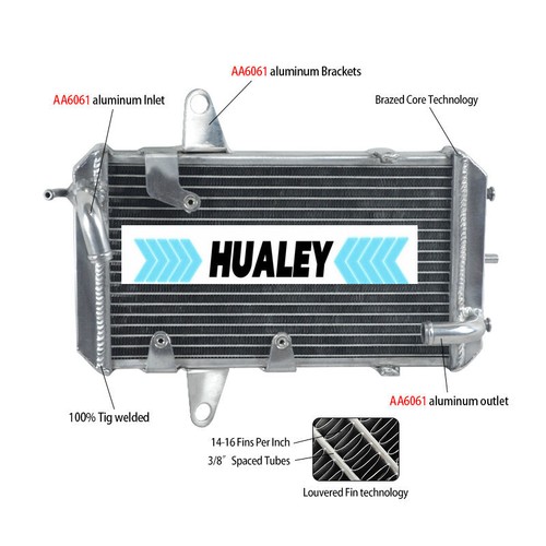 Aluminum atv radiator for - aluminum,