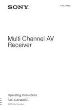 Sony STR-DA2400ES Amplifier /