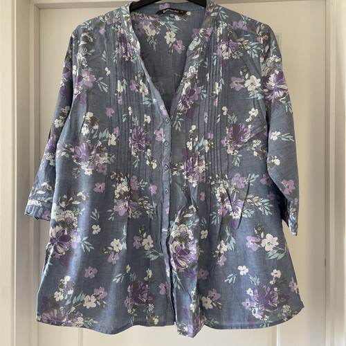 Ladies cotton blue denim - denim, look