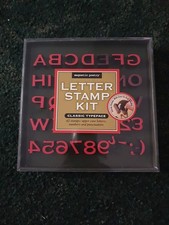 LETTER STAMP KIT CLASSIC TYPEFACE 42 STAMPS