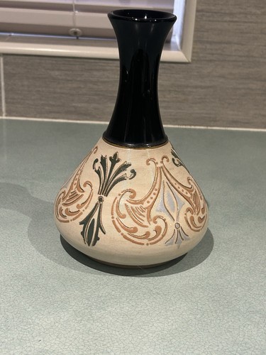 Vintage art pottery - pottery, vase