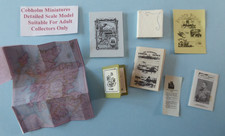 Vintage collection of 8 books, music, magazines,  1:12TH dolls house collector