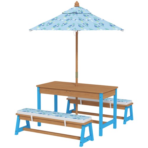 Kids wooden picnic table - picnic,