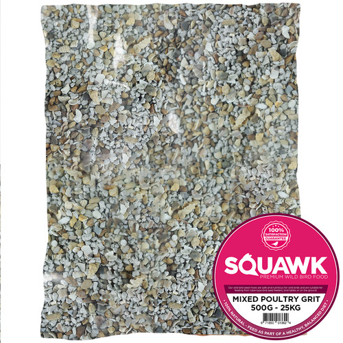 Squawk mixed poultry grit - mixed,