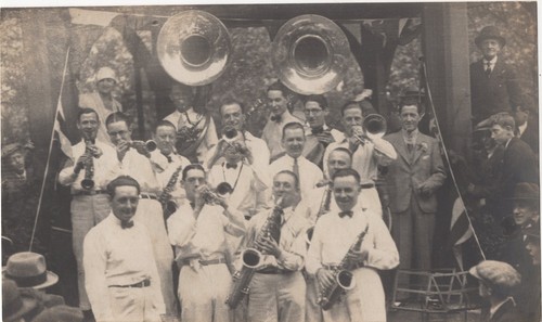Large brass jazz band - jazz,