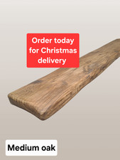 Floating Rustic Wooden Shelf