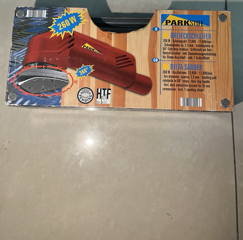 Parkside delta sander - parkside, 260w