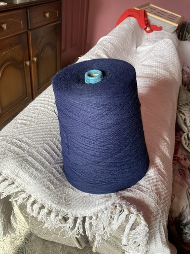 Cone navy wool - cone, ply