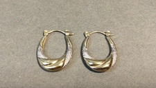 9 Carat yellow Gold Creole