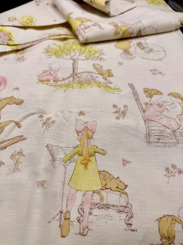 Vintage holly hobbie fabric - hobbie,