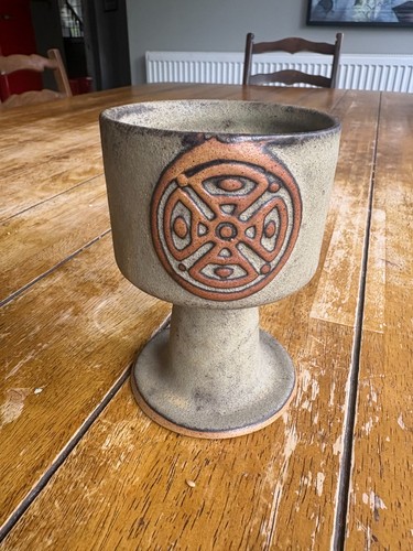 Tremar pottery goblet cornish - tremar,