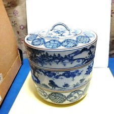 Mizusashi Water Jar Blue And