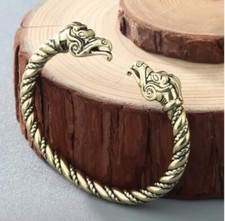 Celtic Gold Bracelet Viking Dragon Snake Norse Myth  Knot Animal Wrist Ankle