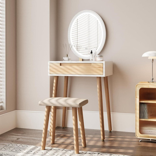 Dressing table vanity set - vanity, make