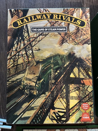 Railway rivals board game - railway,
