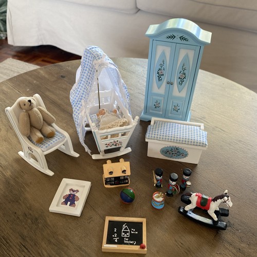 Dolls house baby nursery - house,