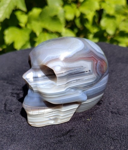 Mozambique agate skull - mozambique,